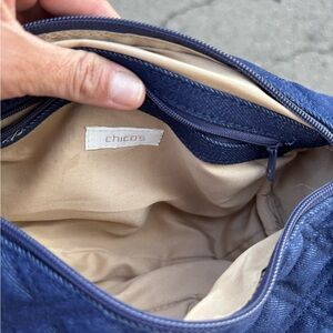 Chico's Navy Toiletry Bag for Men